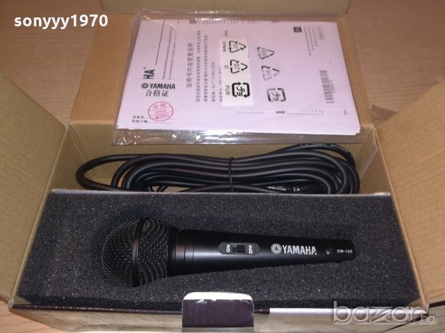 yamaha-нов микрофон с кабел-внос швеицария, снимка 3 - Микрофони - 20376890