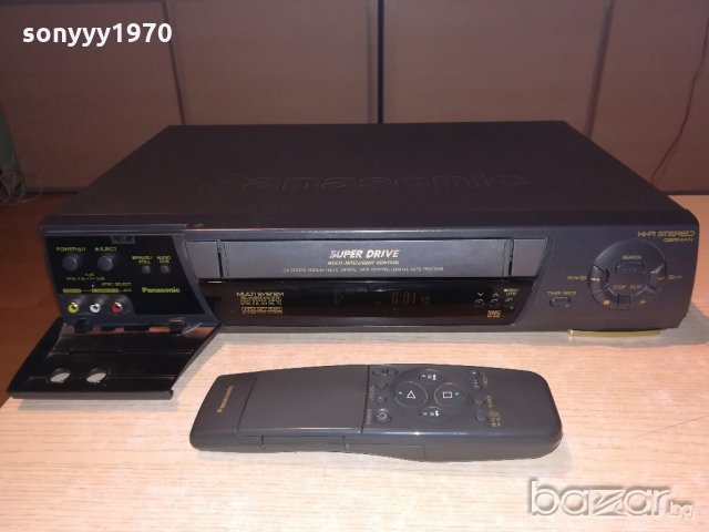 panasonic hifi stereo video 6-head made in japan+remote, снимка 2 - Плейъри, домашно кино, прожектори - 20538735