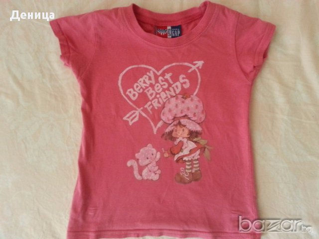 Тениска с Ягодка на Gap, снимка 1 - Детски тениски и потници - 14249859