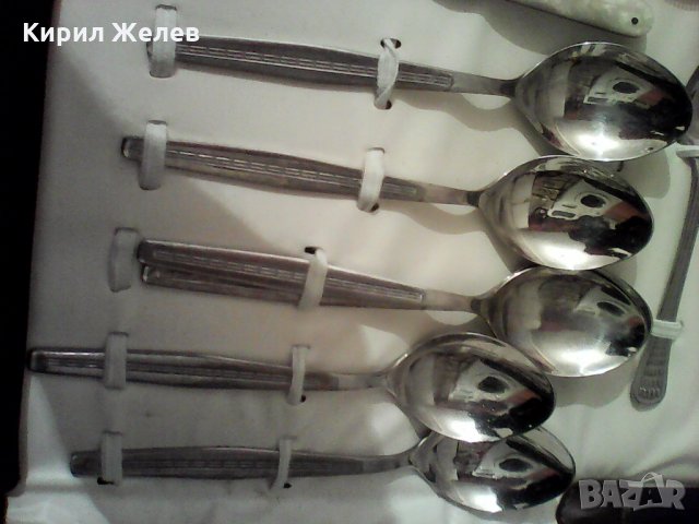 Генералски комплект ножче вилица лажички стара серия , снимка 3 - Антикварни и старинни предмети - 23737136