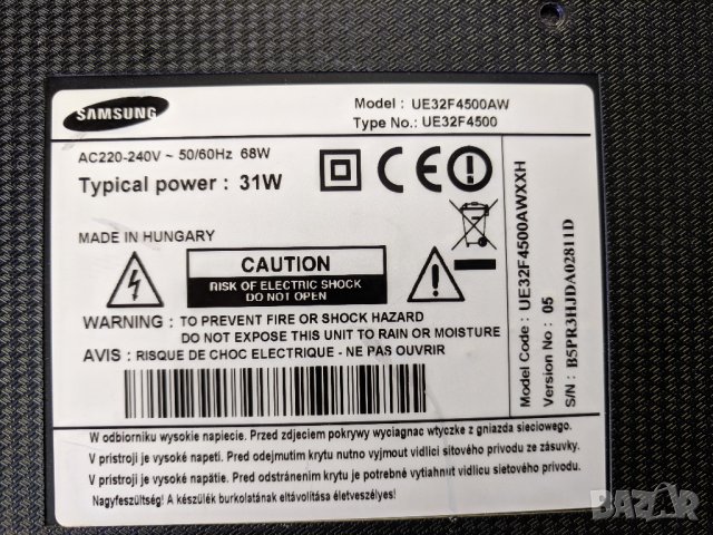 SAMSUNG UE32F4500AW-BN41-01958B-L32S0E_dns BN44-00604F, снимка 2 - Части и Платки - 25414347