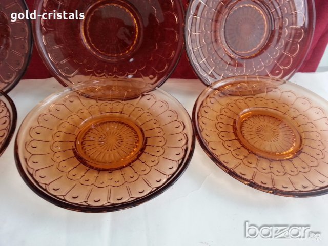 стъклени чинии цветно стъкло , снимка 5 - Антикварни и старинни предмети - 19581433
