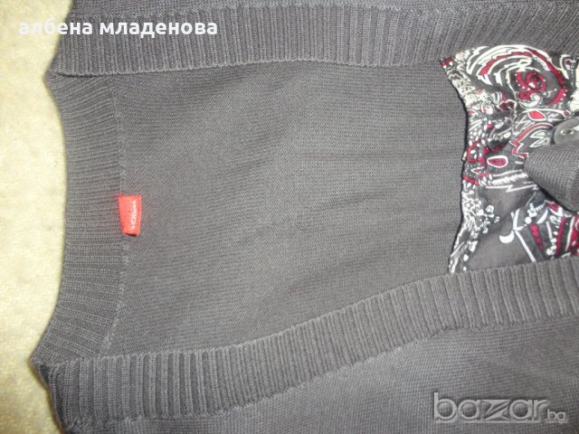 жилетка с имитация на блуза, снимка 2 - Блузи с дълъг ръкав и пуловери - 21289110