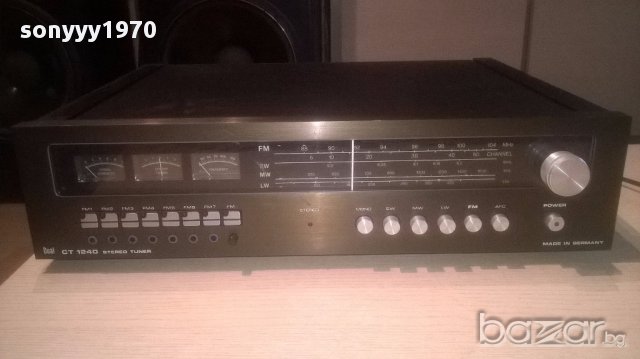 dual ct1240 stereo tuner-made in germany-внос швеицария, снимка 7 - Ресийвъри, усилватели, смесителни пултове - 16192485