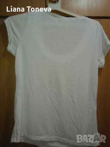 бяла блуза"Дика", снимка 4 - Тениски - 25210696