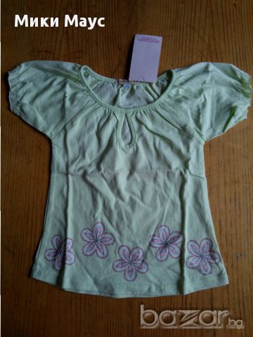 Българска блузка с къс ръкав, снимка 1 - Бебешки блузки - 18364874