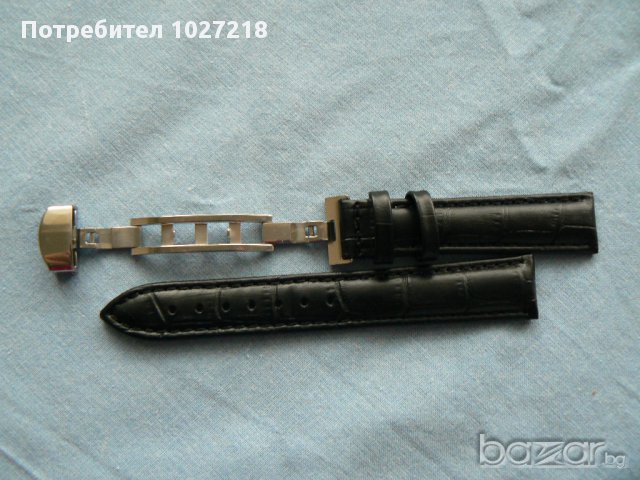  Кожена каишка 18мм, снимка 2 - Мъжки - 10860129