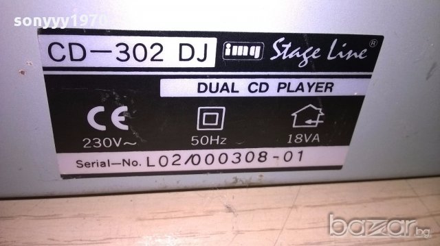 Img stage line cd-302dj dual cd player-внос швеицария, снимка 10 - Плейъри, домашно кино, прожектори - 13079972
