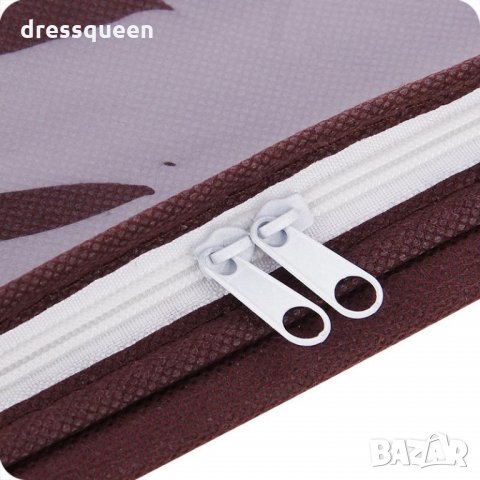 1922 Органайзер калъф за съхранение на дрехи с цип и дръжки, снимка 6 - Други стоки за дома - 24747811