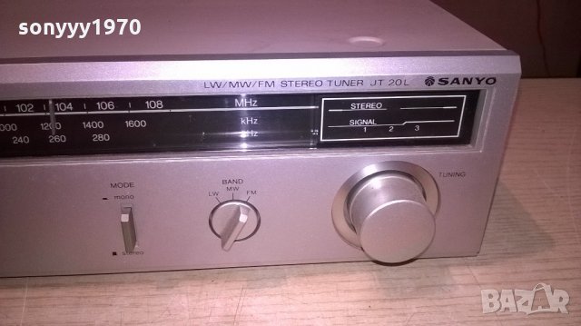 sanyo-tuner-18v-внос швеицария, снимка 3 - Ресийвъри, усилватели, смесителни пултове - 21964310