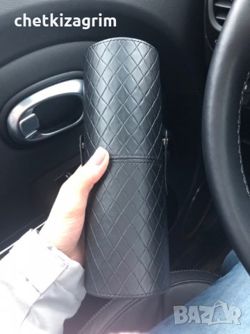 Голям кожен цилиндричен калъф за съхранение на Вашите четки за грим! , снимка 10 - Декоративна козметика - 24432894