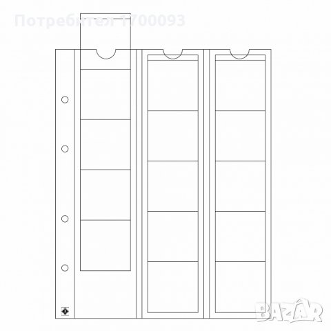 Резервни листи за албуми OPTIMA за монети - всички размери , снимка 5 - Нумизматика и бонистика - 24178458
