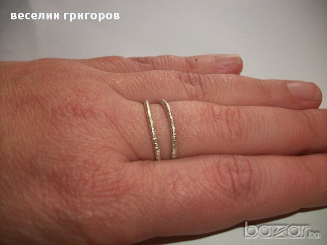 сребърен пръстен, снимка 5 - Пръстени - 17212730