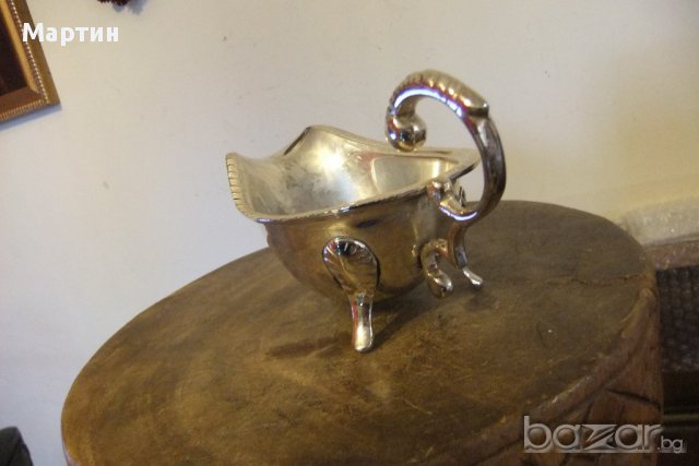 Стар масивен посребрен - Съд !  (01059), снимка 3 - Други - 13402996