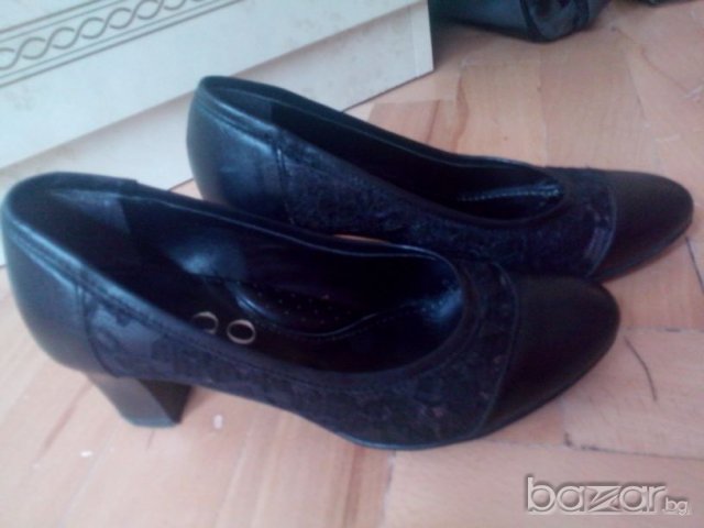  Обувки от ест.кожа и дантела GIDO, снимка 3 - Дамски ежедневни обувки - 19504352