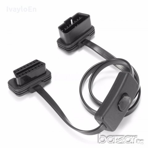 OBDII Удължител 30 CM 16 пина към 16 пина 