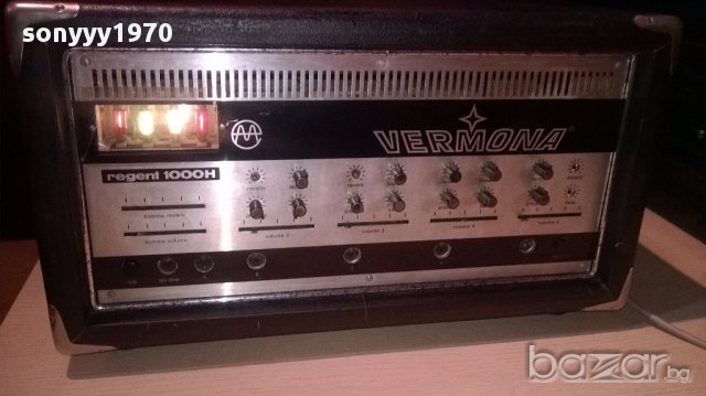 Vermona regent 1000h-made in ddr-внос швеицария, снимка 8 - Ресийвъри, усилватели, смесителни пултове - 13104287