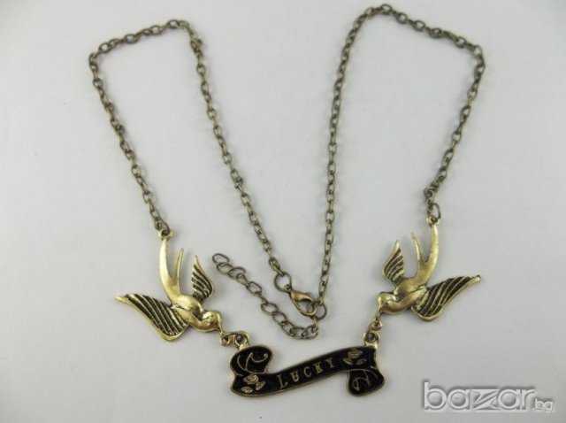 Колие "Lucky" /K-10/, снимка 3 - Колиета, медальони, синджири - 7972566