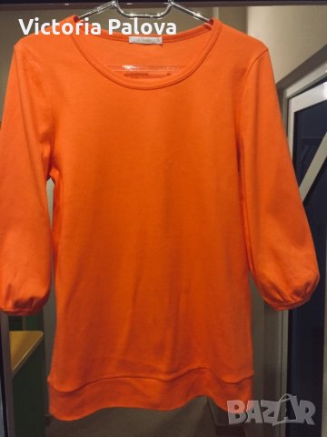 Прекрасна блуза,гладък памук, снимка 4 - Блузи с дълъг ръкав и пуловери - 24104138