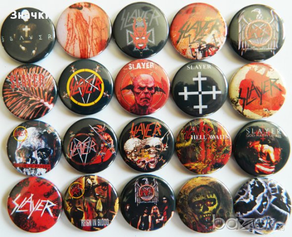 Значки на Slayer, снимка 1 - Други ценни предмети - 11782838