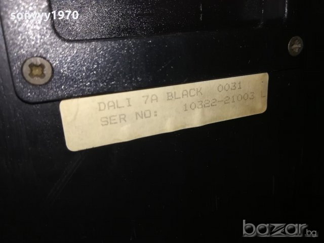 dali 7a black-2бр-с нови гънки-внос швеицария-95х31х28см, снимка 17 - Тонколони - 20894360