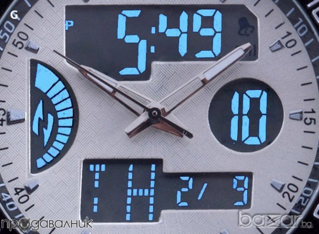 часовник chronograph 2 mode quartz+digital, снимка 3 - Мъжки - 11044370