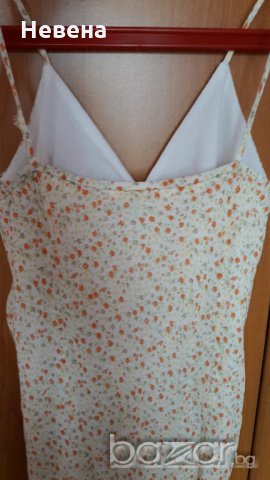 Копринена лятна рокля с тънки презрамки, снимка 5 - Рокли - 18913515