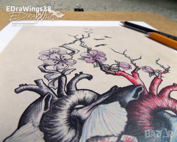 Картина Арт принт "Сърце", снимка 5 - Картини - 21771928