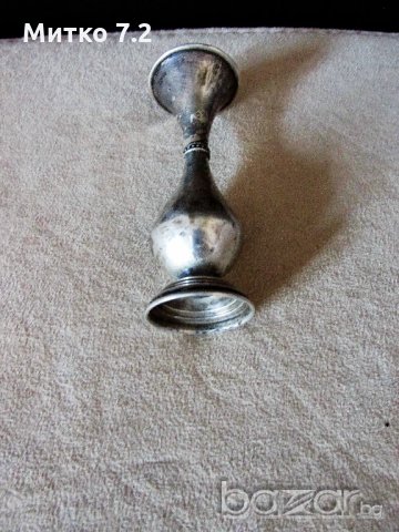 Сребърна вазичка, снимка 5 - Антикварни и старинни предмети - 19597424