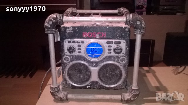 bosch-голямо строително радио-37х37х37см-внос франция, снимка 2 - Ресийвъри, усилватели, смесителни пултове - 23453541