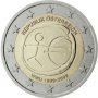 2 Евро монети (възпоменателни) емитирани 2009г (10г. на Икономически и Паричен съюз), снимка 2