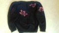 Пуловер с декорации, снимка 1 - Блузи с дълъг ръкав и пуловери - 23043581