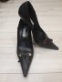 Черни италиански кожени официални обувки марка Sebastian 