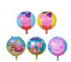 Пепа Пиг peppa pig семейство 10 вида кръгъл фолио фолиев балон хелий и въздух парти рожден ден, снимка 2