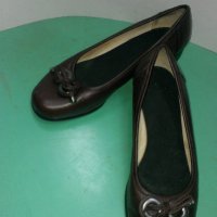  Ортопедични дамски кожени обувки - кафяви №38 , снимка 4 - Дамски ежедневни обувки - 18641195