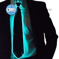 Светещи парти LED вратовръзки, снимка 3 - Подаръци за рожден ден - 20636651