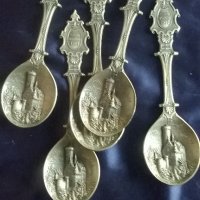 четири викториански лъжици, снимка 1 - Антикварни и старинни предмети - 20284255