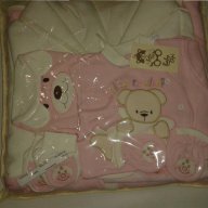  Бебешки Комплект за изписване розов луксозен, снимка 3 - Комплекти за бебе - 12969370