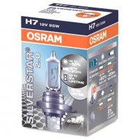 Комплект халогенни крушки Osram H4 Silverstar 2.0, снимка 2 - Аксесоари и консумативи - 25773123