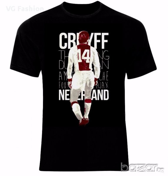 Йохан Кройф Johan Cruyff Dutch Football Legend Vintage Тениска Мъжка/Дамска S до 2XL, снимка 1