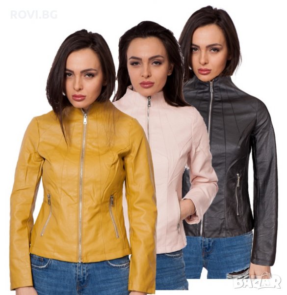 Дамско кожено яке 4040, снимка 1