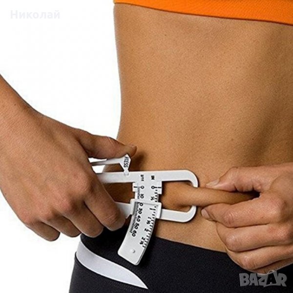 Уред за измерване на подкожни мазнини и таблица за сравнение, снимка 1