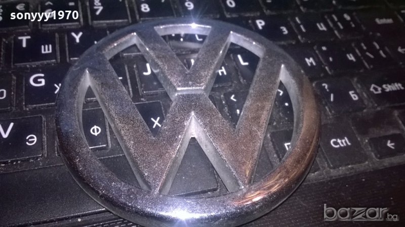 volkswagen-8.5см-емблема инокс-внос швеицария, снимка 1