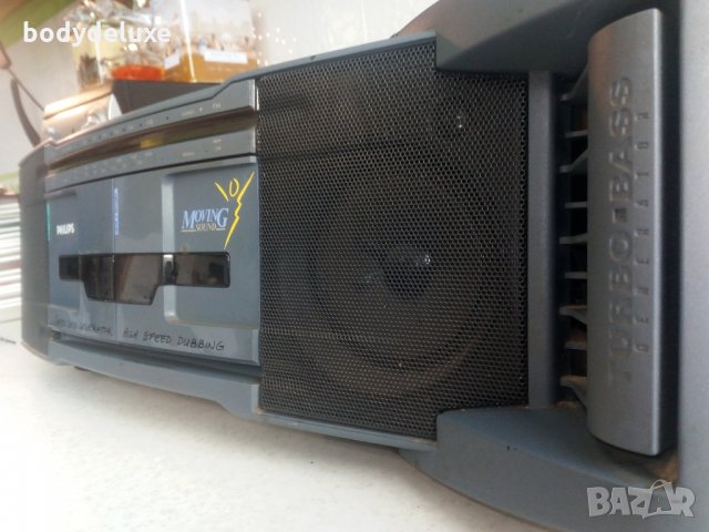 Philips Moving Sound радио-касетофон, снимка 3 - Радиокасетофони, транзистори - 20003291