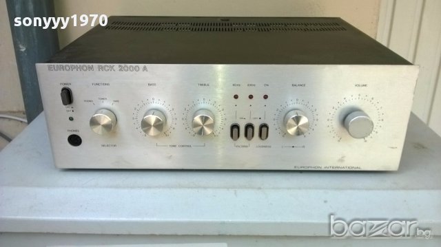 europhon rck 2000a stereo amplifier-внос швеицария, снимка 1 - Ресийвъри, усилватели, смесителни пултове - 18177005