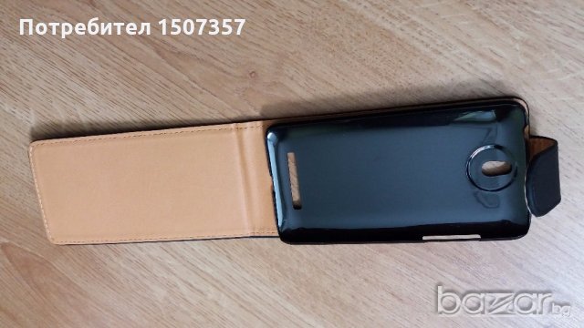 Калъф за HTC Desire 501 - черен, снимка 4 - Калъфи, кейсове - 19540476