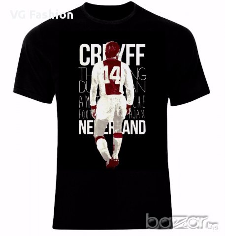 Йохан Кройф Johan Cruyff Dutch Football Legend Vintage Тениска Мъжка/Дамска S до 2XL, снимка 1 - Тениски - 14096428