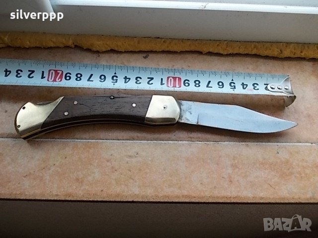  Масивен сгъваем нож , снимка 3 - Антикварни и старинни предмети - 23723763