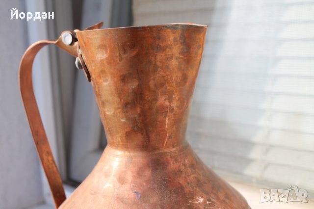 медна кана за вода, снимка 3 - Антикварни и старинни предмети - 24809806