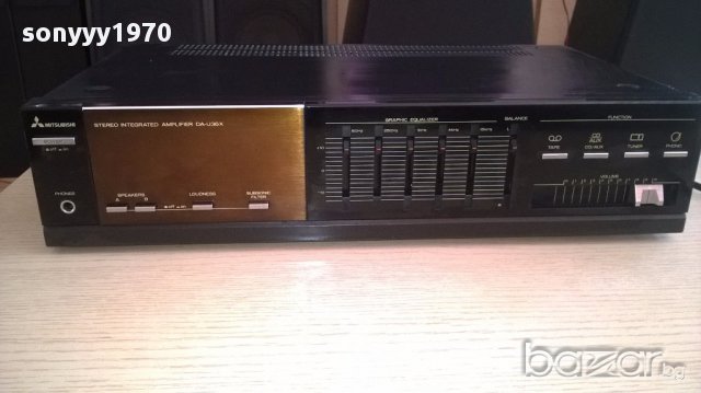 mitsubishi da-u36x-stereo integrated amplifier-внос швеицария, снимка 5 - Ресийвъри, усилватели, смесителни пултове - 12763777